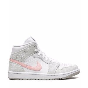 Nike Air Jordan’s mid in heather gray/pink women’s size 6